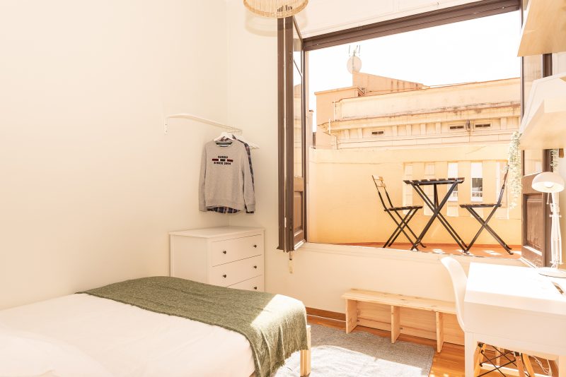 TeoAt4 Soleada habitación doble con terraza