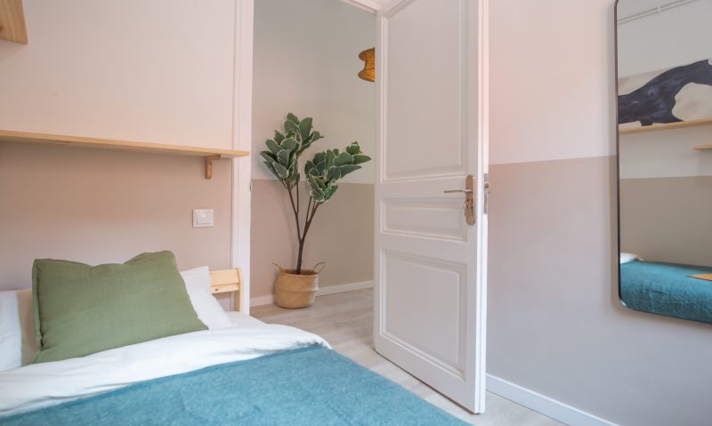 Pons4 Habitación individual con Smart TV en Sant Andreu