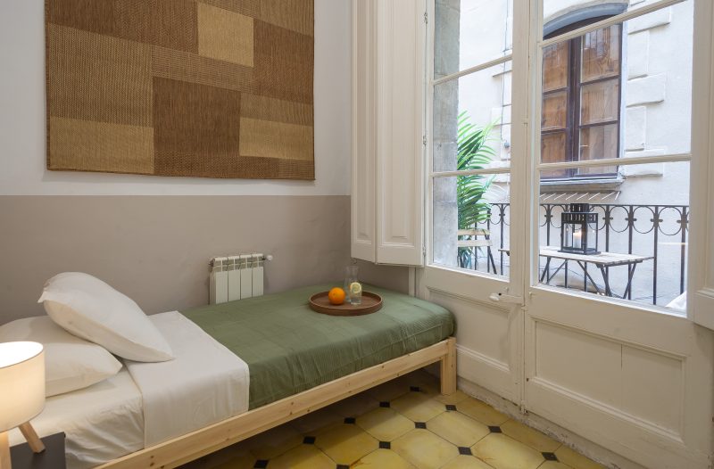 Mirallers1 Habitación individual con balcón privado