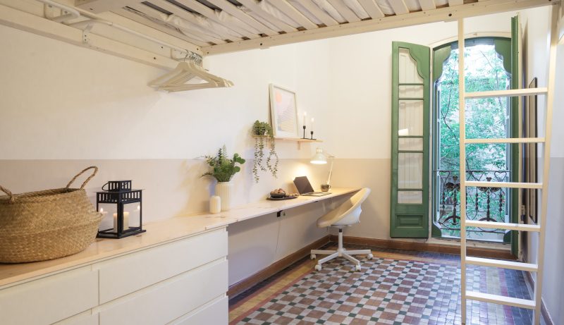 Comerc2 Habitación doble con ventana balconera en Sant Andreu