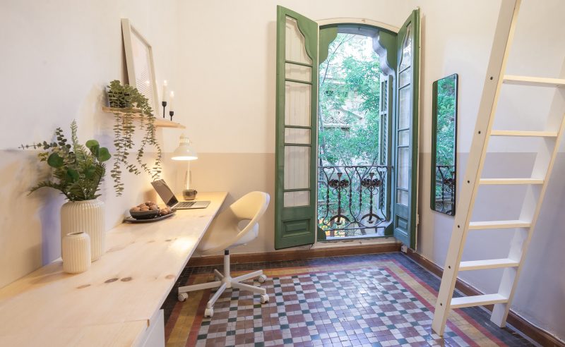 Comerc2 Habitación doble con ventana balconera en Sant Andreu
